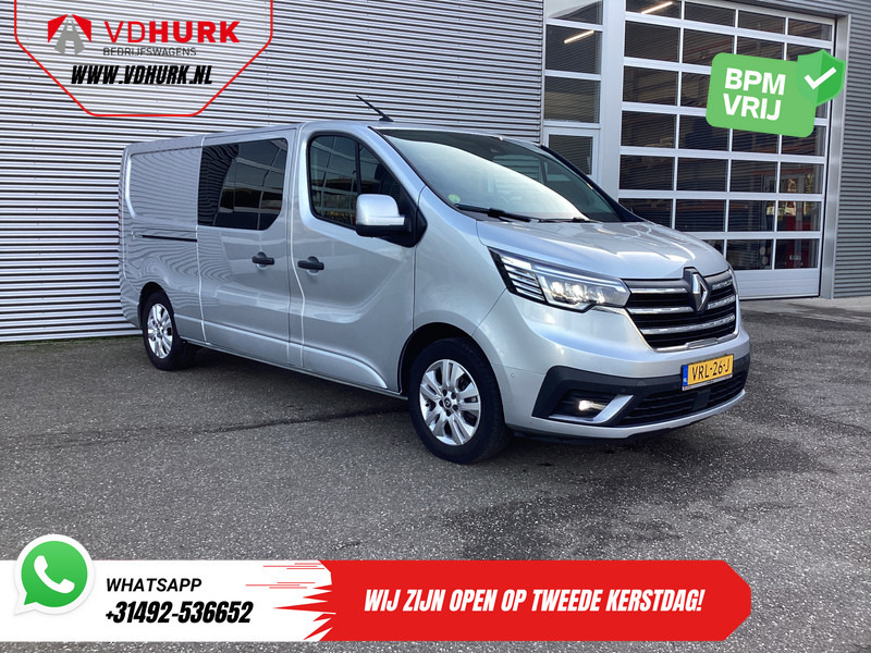 Renault Trafic 2.0 dCi 150 pk Aut. L2 DC Dubbel Cabine NL Auto/ 2xSchuifdeur/ LED/ Carplay/ Climate/ Camera/ PDC/ LMV - Pieni pakettiauto, Jatko-ohjaamo kevyt kuorma-auto: kuva Renault Trafic 2.0 dCi 150 pk Aut. L2 DC Dubbel Cabine NL Auto/ 2xSchuifdeur/ LED/ Carplay/ Climate/ Camera/ PDC/ LMV - Pieni pakettiauto, Jatko-ohjaamo kevyt kuorma-auto Renault Trafic 2.0 dCi 150 pk Aut. L2 DC Dubbel Cabine NL Auto/ 2xSchuifdeur/ LED/ Carplay/ Climate/ Camera/ PDC/ LMV - Pieni pakettiauto, Jatko-ohjaamo kevyt kuorma-auto: kuva Renault Trafic 2.0 dCi 150 pk Aut. L2 DC Dubbel Cabine NL Auto/ 2xSchuifdeur/ LED/ Carplay/ Climate/ Camera/ PDC/ LMV - Pieni pakettiauto, Jatko-ohjaamo kevyt kuorma-auto