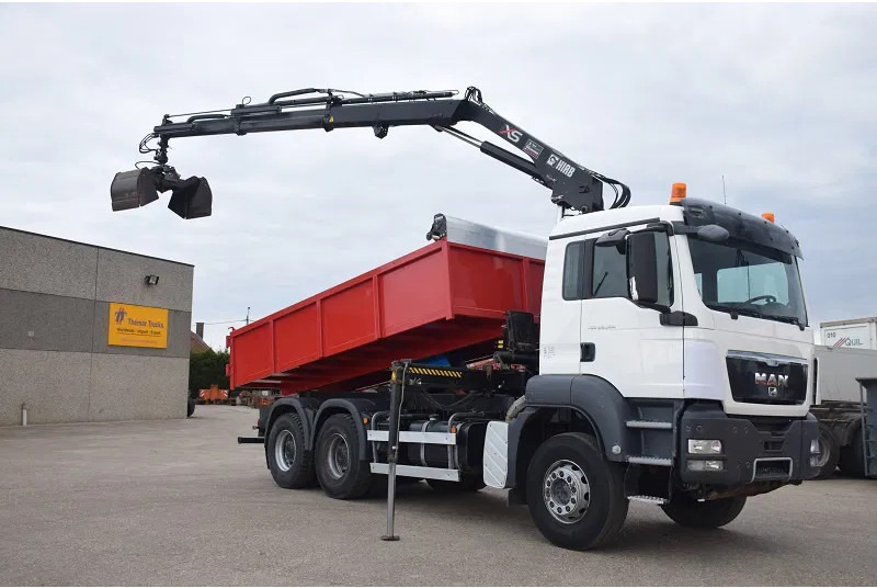 MAN TGS 26.360 + crane - Kippiauto kuorma-auto, Nosturiauto: kuva MAN TGS 26.360 + crane - Kippiauto kuorma-auto, Nosturiauto MAN TGS 26.360 + crane - Kippiauto kuorma-auto, Nosturiauto: kuva MAN TGS 26.360 + crane - Kippiauto kuorma-auto, Nosturiauto