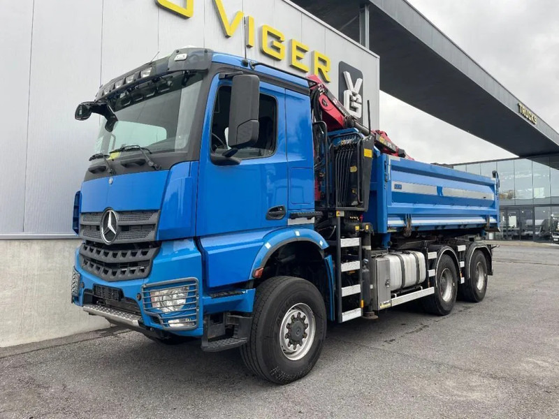 Mercedes-Benz Arocs 3342 *6x6*meegestuurd as*2zijdige kipper*Airco*Bluetooth - Kippiauto kuorma-auto, Nosturiauto: kuva Mercedes-Benz Arocs 3342 *6x6*meegestuurd as*2zijdige kipper*Airco*Bluetooth - Kippiauto kuorma-auto, Nosturiauto Mercedes-Benz Arocs 3342 *6x6*meegestuurd as*2zijdige kipper*Airco*Bluetooth - Kippiauto kuorma-auto, Nosturiauto: kuva Mercedes-Benz Arocs 3342 *6x6*meegestuurd as*2zijdige kipper*Airco*Bluetooth - Kippiauto kuorma-auto, Nosturiauto