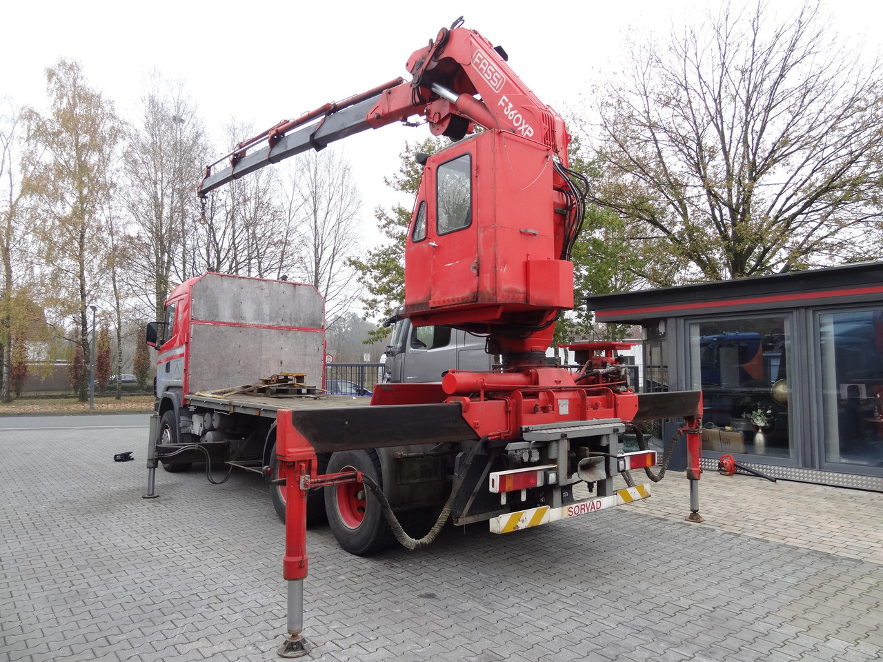 Leasing Scania R144 460 6X4 Fassi 360 bis 25 Meter Scania R144 460 6X4 Fassi 360 bis 25 Meter: kuva Leasing Scania R144 460 6X4 Fassi 360 bis 25 Meter Scania R144 460 6X4 Fassi 360 bis 25 Meter