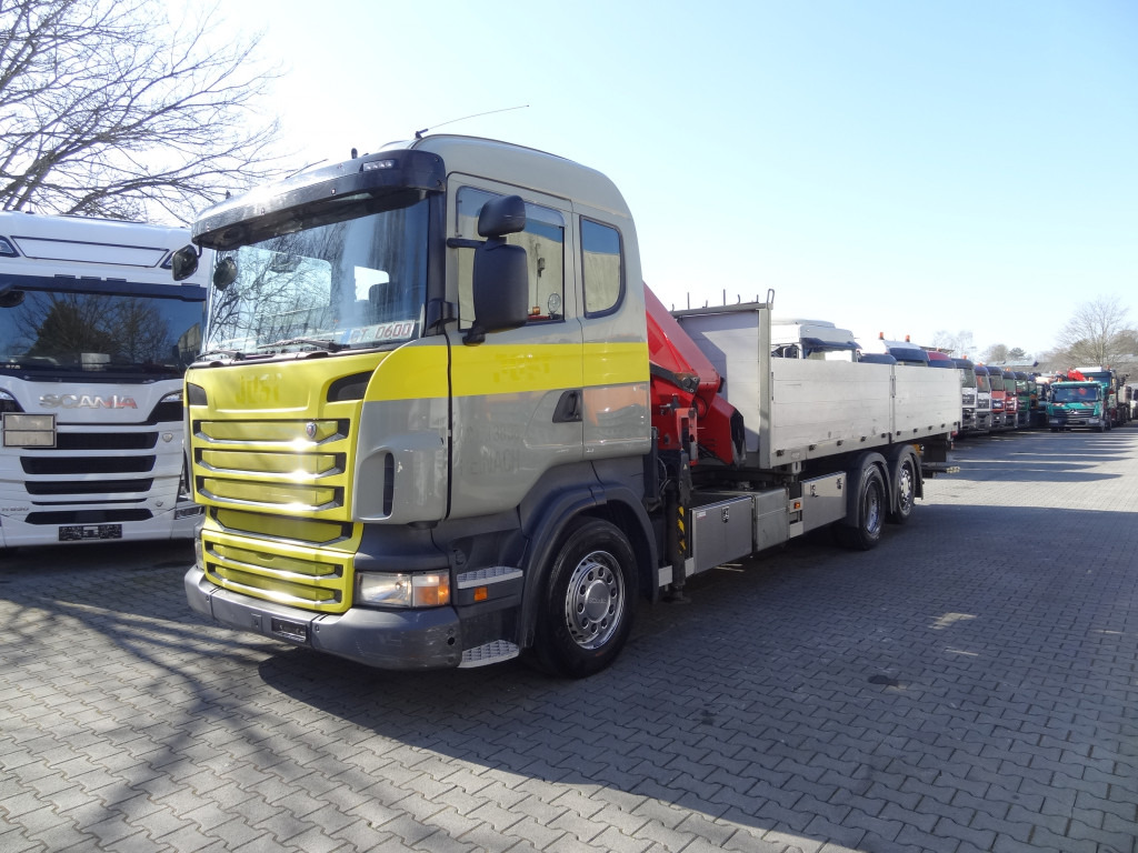 Nosturiauto, Lava-kuorma-auto Scania R440 6X2*4 Kran HMF 3000 bis 30 Meter: kuva Nosturiauto, Lava-kuorma-auto Scania R440 6X2*4 Kran HMF 3000 bis 30 Meter