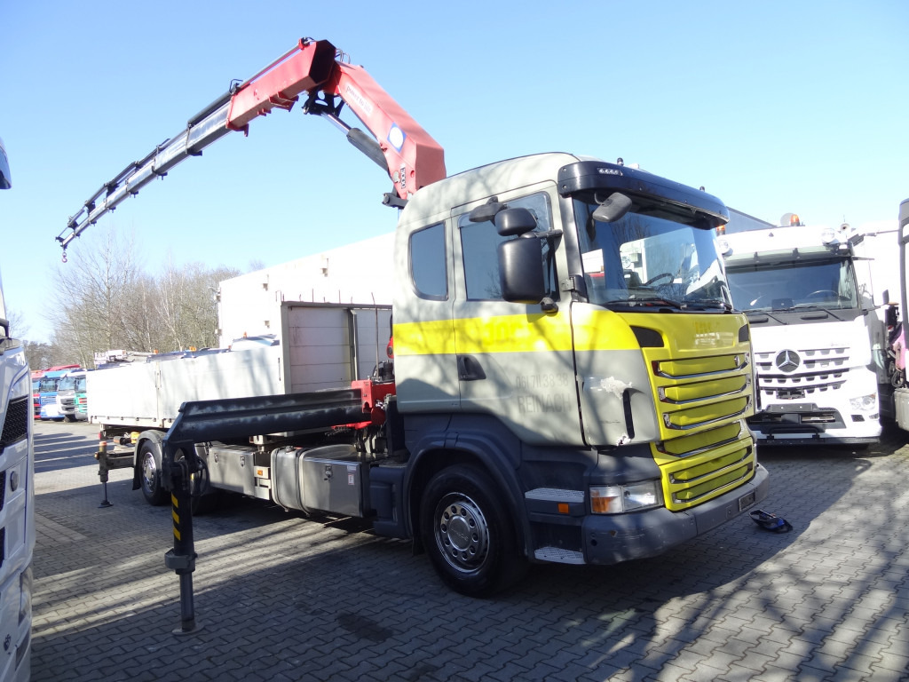 Nosturiauto, Lava-kuorma-auto Scania R440 6X2*4 Kran HMF 3000 bis 30 Meter: kuva Nosturiauto, Lava-kuorma-auto Scania R440 6X2*4 Kran HMF 3000 bis 30 Meter