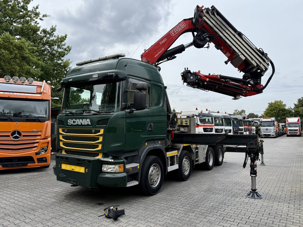 Scania R450 8X4 Kran Fassi F660 bis 34 Meter - Vetopöytäauto: kuva Scania R450 8X4 Kran Fassi F660 bis 34 Meter - Vetopöytäauto Scania R450 8X4 Kran Fassi F660 bis 34 Meter - Vetopöytäauto: kuva Scania R450 8X4 Kran Fassi F660 bis 34 Meter - Vetopöytäauto