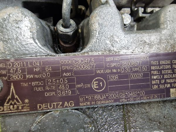 Deutz D2011 L04 Engine (Plant) - Moottori - Rakennuskoneet: kuva Deutz D2011 L04 Engine (Plant) - Moottori - Rakennuskoneet Deutz D2011 L04 Engine (Plant) - Moottori - Rakennuskoneet: kuva Deutz D2011 L04 Engine (Plant) - Moottori - Rakennuskoneet