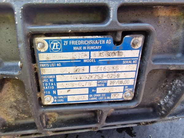 ZF 6AS800TO Gearbox - Vaihdelaatikko: kuva ZF 6AS800TO Gearbox - Vaihdelaatikko ZF 6AS800TO Gearbox - Vaihdelaatikko: kuva ZF 6AS800TO Gearbox - Vaihdelaatikko