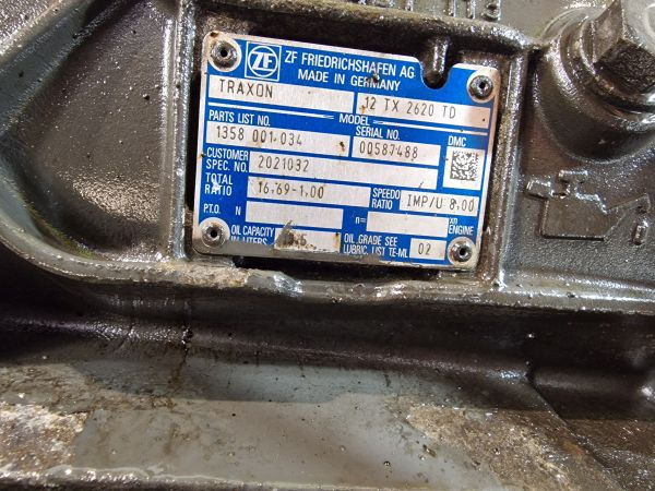 Vaihdelaatikko ZF Traxon 12TX2620TD DAF Spec Gearbox: kuva Vaihdelaatikko ZF Traxon 12TX2620TD DAF Spec Gearbox