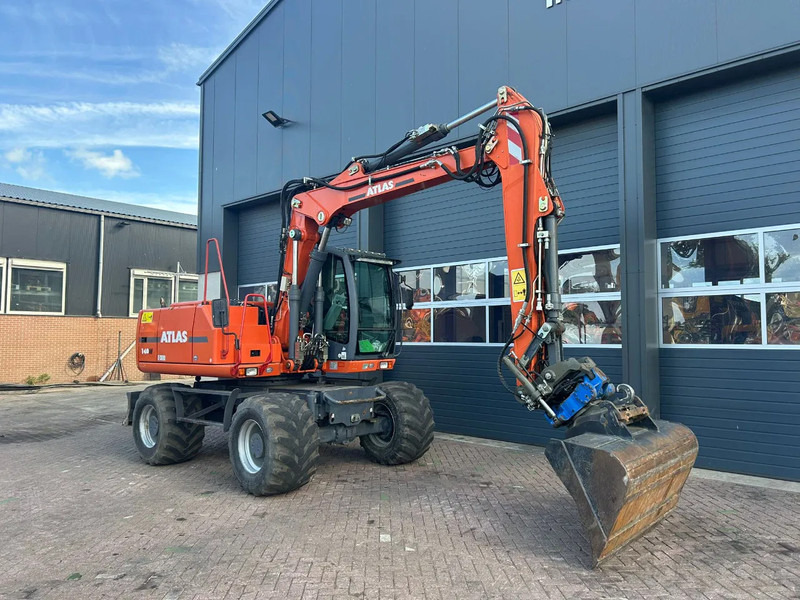 Atlas 140W - Pyöräalustainen kaivinkone: kuva Atlas 140W - Pyöräalustainen kaivinkone Atlas 140W - Pyöräalustainen kaivinkone: kuva Atlas 140W - Pyöräalustainen kaivinkone