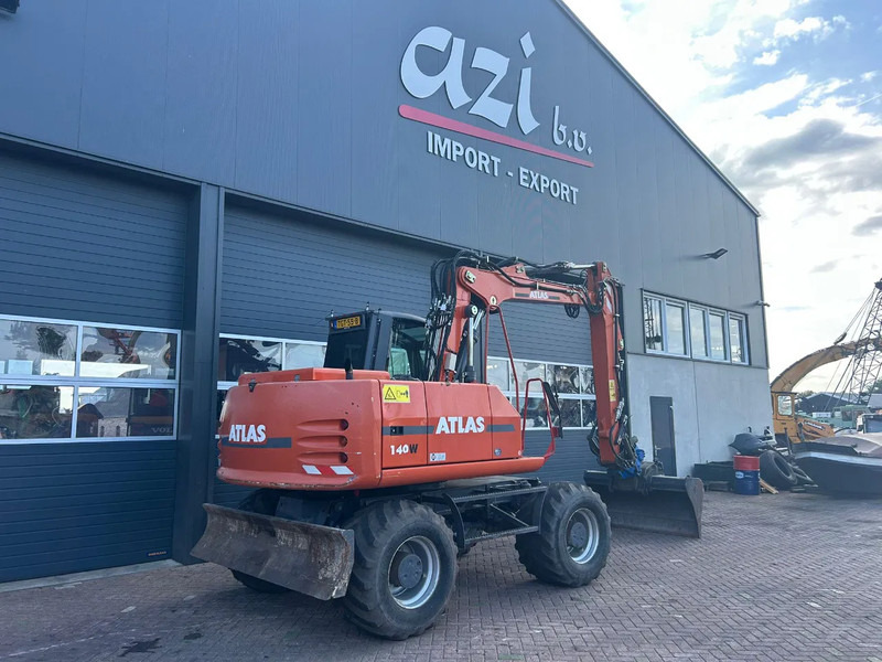 Atlas 140W - Pyöräalustainen kaivinkone: kuva Atlas 140W - Pyöräalustainen kaivinkone Atlas 140W - Pyöräalustainen kaivinkone: kuva Atlas 140W - Pyöräalustainen kaivinkone