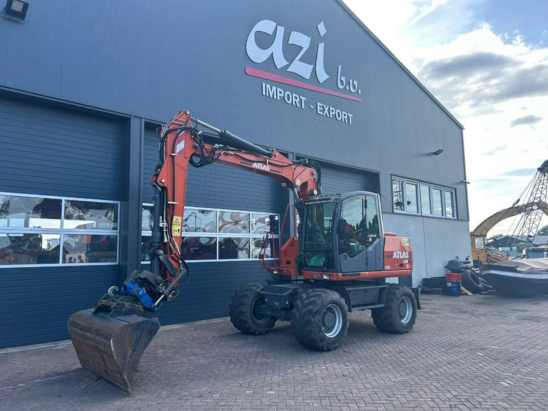 Atlas 140W - Pyöräalustainen kaivinkone: kuva Atlas 140W - Pyöräalustainen kaivinkone Atlas 140W - Pyöräalustainen kaivinkone: kuva Atlas 140W - Pyöräalustainen kaivinkone