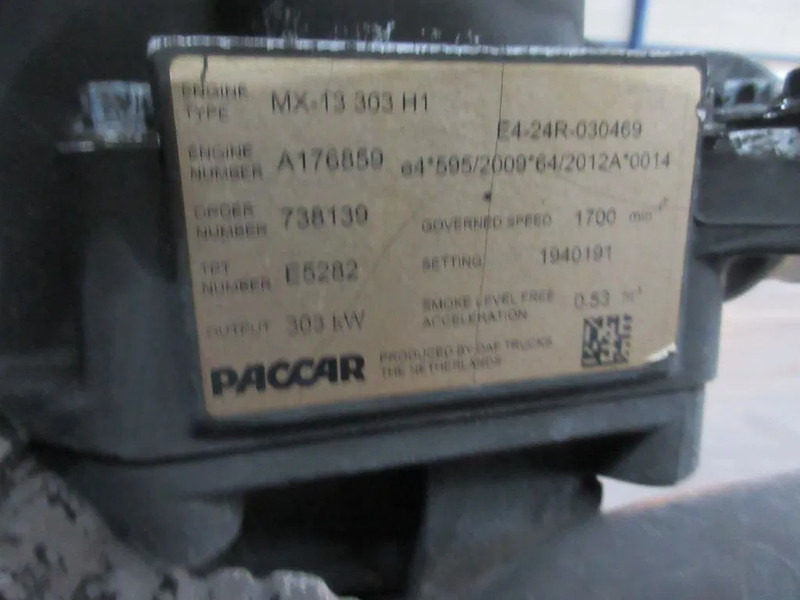 DAF 2190203 // 1904700 // 1884746 // MX-13 303 H1 DAF XF CF EURO 6 - Moottori - Kuorma-auto: kuva DAF 2190203 // 1904700 // 1884746 // MX-13 303 H1 DAF XF CF EURO 6 - Moottori - Kuorma-auto DAF 2190203 // 1904700 // 1884746 // MX-13 303 H1 DAF XF CF EURO 6 - Moottori - Kuorma-auto: kuva DAF 2190203 // 1904700 // 1884746 // MX-13 303 H1 DAF XF CF EURO 6 - Moottori - Kuorma-auto