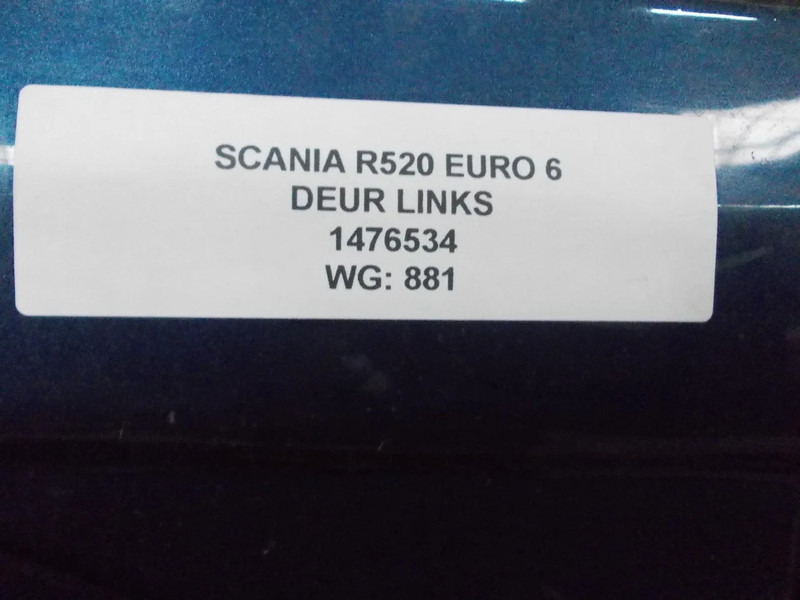Scania 1739740 // 1476534 LINKS DEUR SCANIUA R 520 EURO 6 - Ovi ja osat - Kuorma-auto: kuva Scania 1739740 // 1476534 LINKS DEUR SCANIUA R 520 EURO 6 - Ovi ja osat - Kuorma-auto Scania 1739740 // 1476534 LINKS DEUR SCANIUA R 520 EURO 6 - Ovi ja osat - Kuorma-auto: kuva Scania 1739740 // 1476534 LINKS DEUR SCANIUA R 520 EURO 6 - Ovi ja osat - Kuorma-auto