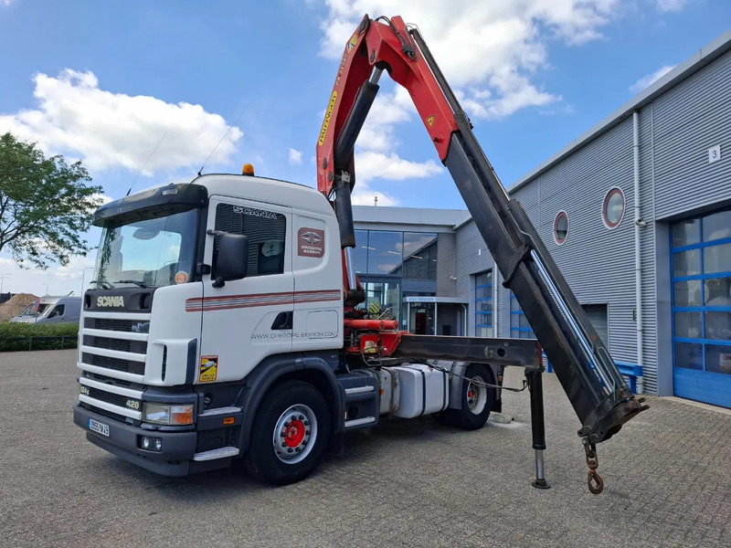 Scania 124G-420 / RETARDER / PALFINGER PK32080 / DOUBLE TANK / AIRCO / GOOD CONDITION / MANUAL / EURO-3 / 2004 - Nosturiauto: kuva Scania 124G-420 / RETARDER / PALFINGER PK32080 / DOUBLE TANK / AIRCO / GOOD CONDITION / MANUAL / EURO-3 / 2004 - Nosturiauto Scania 124G-420 / RETARDER / PALFINGER PK32080 / DOUBLE TANK / AIRCO / GOOD CONDITION / MANUAL / EURO-3 / 2004 - Nosturiauto: kuva Scania 124G-420 / RETARDER / PALFINGER PK32080 / DOUBLE TANK / AIRCO / GOOD CONDITION / MANUAL / EURO-3 / 2004 - Nosturiauto
