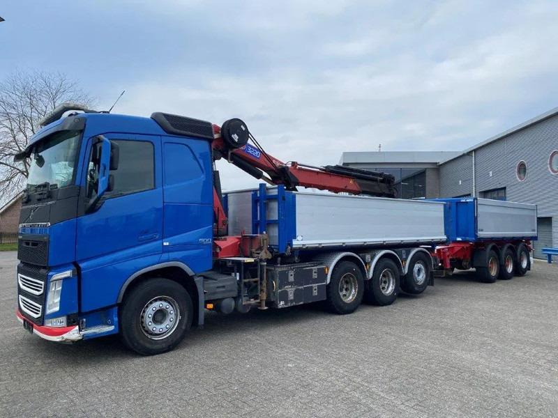 Nosturiauto Volvo FH4-500 / HMF 3220K-RC / REMOTE / ROTATOR / 3SIDE TIPPER / DYNAMIC STEERING / ONLY:302623 KM / AUTOMATIC / EURO-6 / 2017: kuva Nosturiauto Volvo FH4-500 / HMF 3220K-RC / REMOTE / ROTATOR / 3SIDE TIPPER / DYNAMIC STEERING / ONLY:302623 KM / AUTOMATIC / EURO-6 / 2017