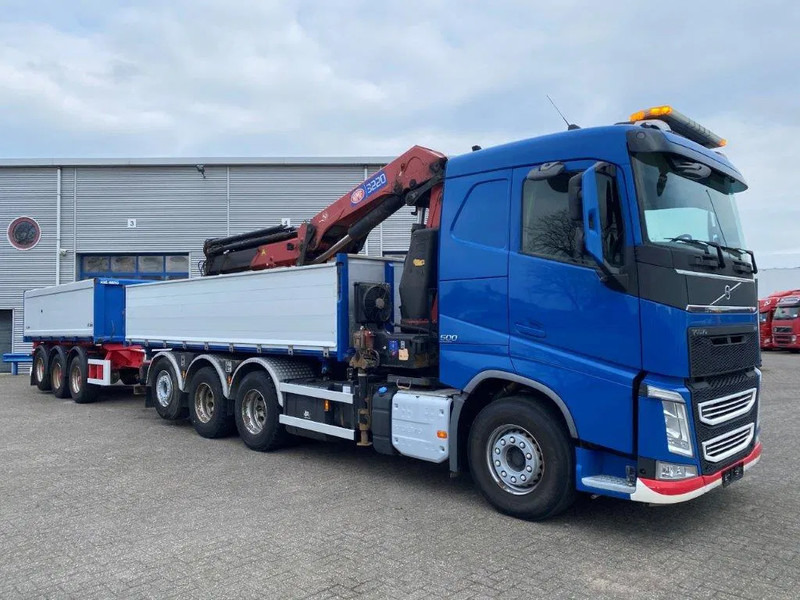 Nosturiauto Volvo FH4-500 / HMF 3220K-RC / REMOTE / ROTATOR / 3SIDE TIPPER / DYNAMIC STEERING / ONLY:302623 KM / AUTOMATIC / EURO-6 / 2017: kuva Nosturiauto Volvo FH4-500 / HMF 3220K-RC / REMOTE / ROTATOR / 3SIDE TIPPER / DYNAMIC STEERING / ONLY:302623 KM / AUTOMATIC / EURO-6 / 2017