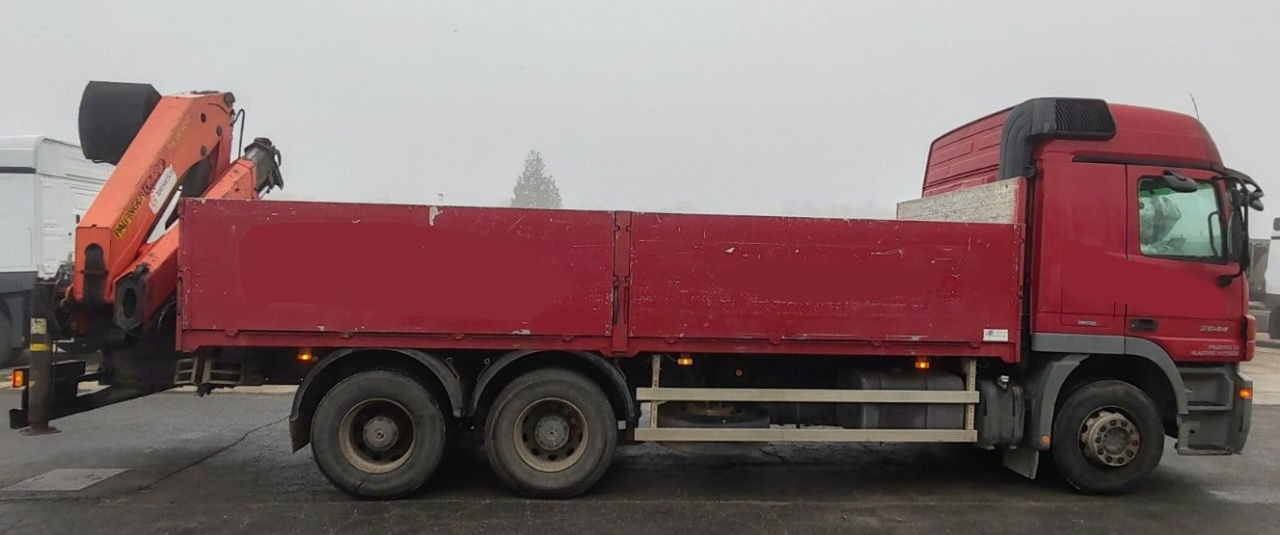 Mercedes-Benz Actros 2644L 6X4 stake body - Palfinger crane PK18500 - Lava-kuorma-auto: kuva Mercedes-Benz Actros 2644L 6X4 stake body - Palfinger crane PK18500 - Lava-kuorma-auto Mercedes-Benz Actros 2644L 6X4 stake body - Palfinger crane PK18500 - Lava-kuorma-auto: kuva Mercedes-Benz Actros 2644L 6X4 stake body - Palfinger crane PK18500 - Lava-kuorma-auto