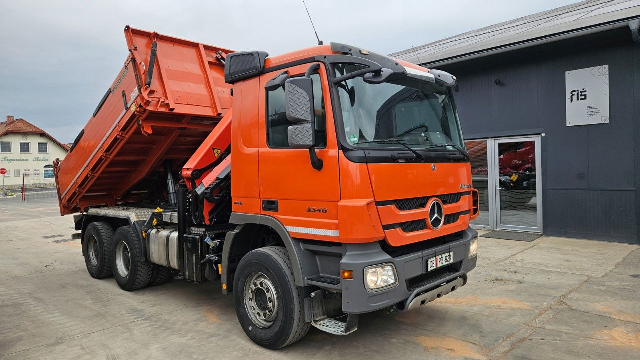 Mercedes-Benz Actros 3346 K palfinger PK 18002 - bordmatic - meiller tipper - EPS 3 pedals - Kippiauto kuorma-auto: kuva  Mercedes-Benz Actros 3346 K palfinger PK 18002 - bordmatic - meiller tipper - EPS 3 pedals - Kippiauto kuorma-auto Mercedes-Benz Actros 3346 K palfinger PK 18002 - bordmatic - meiller tipper - EPS 3 pedals - Kippiauto kuorma-auto: kuva  Mercedes-Benz Actros 3346 K palfinger PK 18002 - bordmatic - meiller tipper - EPS 3 pedals - Kippiauto kuorma-auto