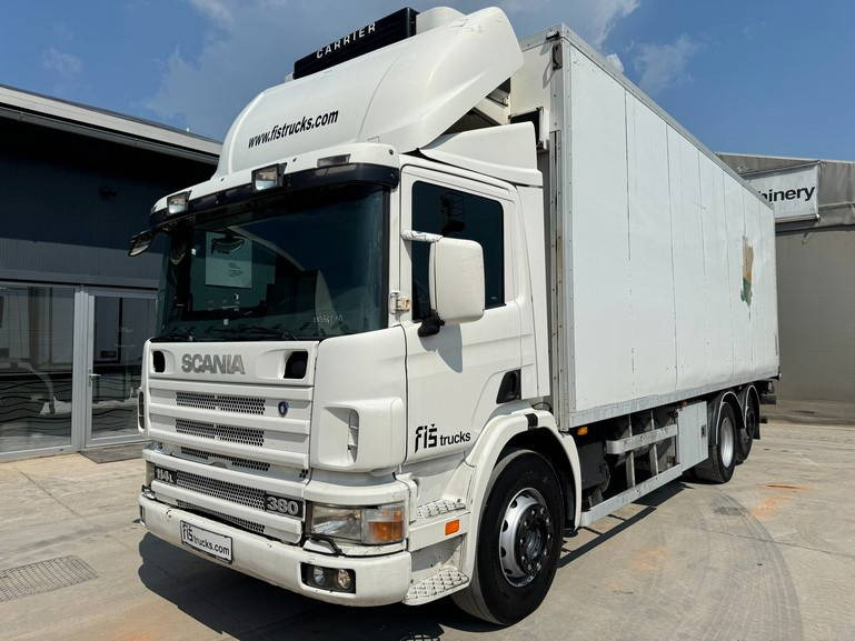 Scania R 114 6X2 carrier fridge - ramp - Refrigeraattori kuorma-auto: kuva Scania R 114 6X2 carrier fridge - ramp - Refrigeraattori kuorma-auto Scania R 114 6X2 carrier fridge - ramp - Refrigeraattori kuorma-auto: kuva Scania R 114 6X2 carrier fridge - ramp - Refrigeraattori kuorma-auto