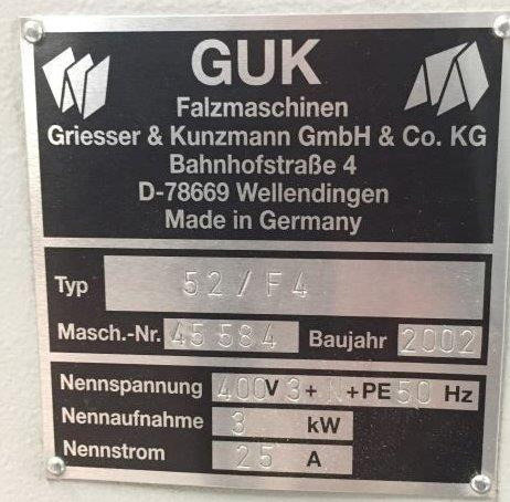 Buckle plate folder GUK FA 54-4-F-TH with stream delivery S-520 for prefold products - Taittokone: kuva buckle plate folder GUK FA 54-4-F-TH with stream delivery S-520 for prefold products - Taittokone Buckle plate folder GUK FA 54-4-F-TH with stream delivery S-520 for prefold products - Taittokone: kuva buckle plate folder GUK FA 54-4-F-TH with stream delivery S-520 for prefold products - Taittokone