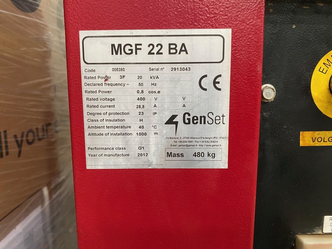 GenSet 20 kVa Yanmar - Sähkögeneraattori: kuva GenSet 20 kVa Yanmar - Sähkögeneraattori GenSet 20 kVa Yanmar - Sähkögeneraattori: kuva GenSet 20 kVa Yanmar - Sähkögeneraattori