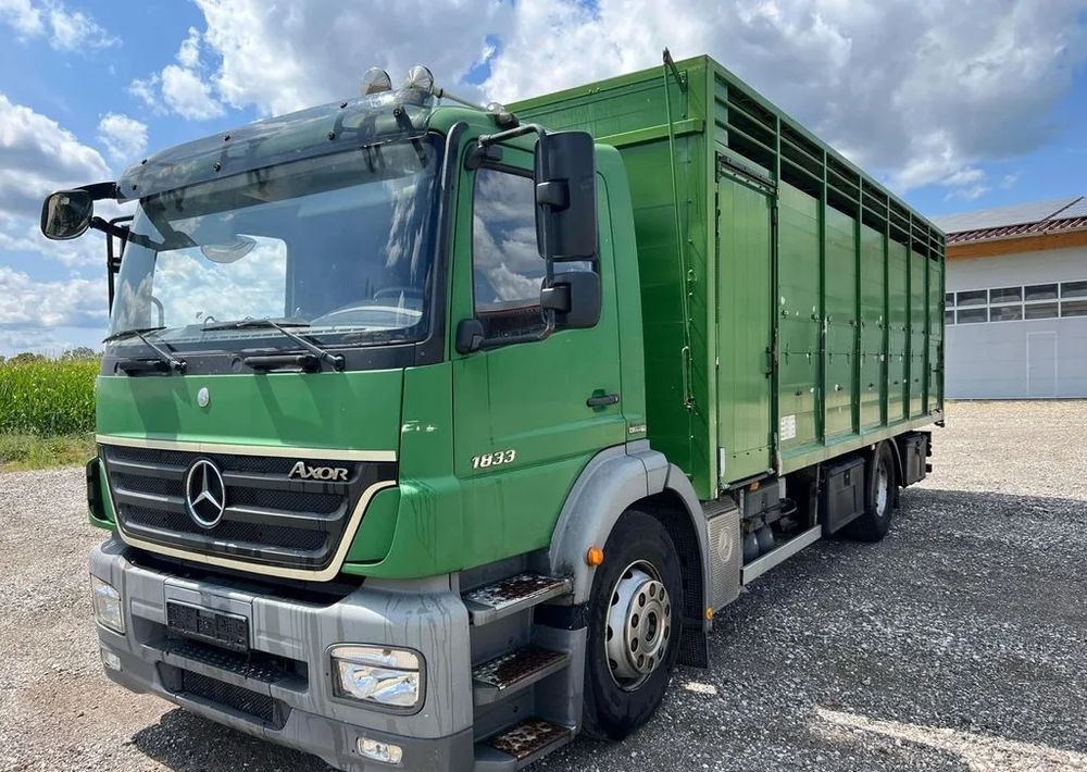 Mercedes-Benz Axor 1833 6x2 | Samochód do transportu bydła | 2009 | 450 000 km - Eläinten kuljetus kuorma-auto: kuva Mercedes-Benz Axor 1833 6x2 | Samochód do transportu bydła | 2009 | 450 000 km - Eläinten kuljetus kuorma-auto Mercedes-Benz Axor 1833 6x2 | Samochód do transportu bydła | 2009 | 450 000 km - Eläinten kuljetus kuorma-auto: kuva Mercedes-Benz Axor 1833 6x2 | Samochód do transportu bydła | 2009 | 450 000 km - Eläinten kuljetus kuorma-auto