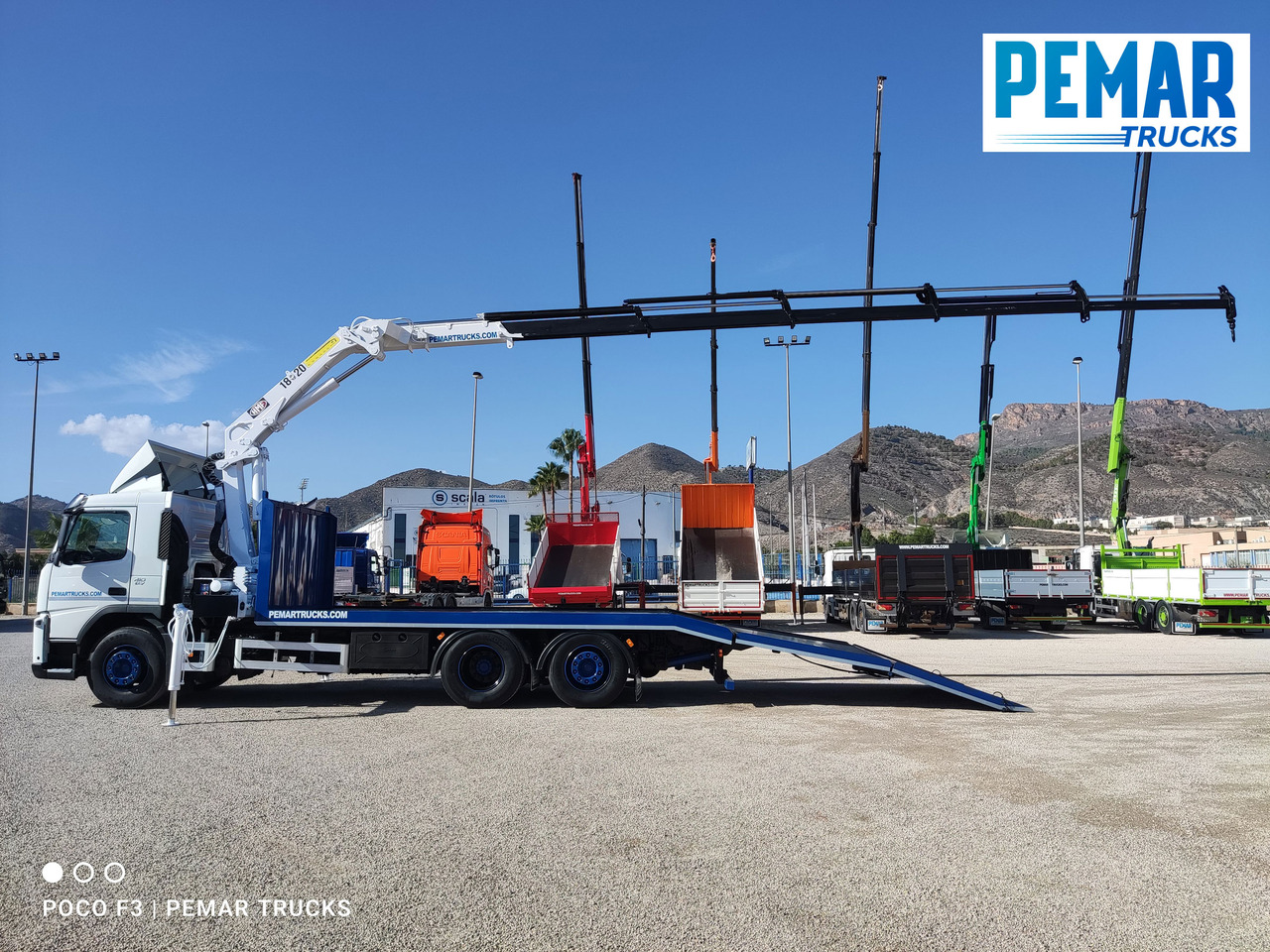 Kuljetin kuorma-auto, Nosturiauto VOLVO FM 410 6X2 GRUA PORTAMAQUINARIA: kuva Kuljetin kuorma-auto, Nosturiauto VOLVO FM 410 6X2 GRUA PORTAMAQUINARIA Kuljetin kuorma-auto, Nosturiauto VOLVO FM 410 6X2 GRUA PORTAMAQUINARIA: kuva Kuljetin kuorma-auto, Nosturiauto VOLVO FM 410 6X2 GRUA PORTAMAQUINARIA