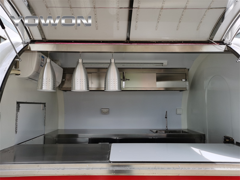 Uusi Myyntivaunu kuljetusta varten elintarvikkeet YOWON Fully customized food vending cart mobile street fast food trailer: kuva Uusi Myyntivaunu kuljetusta varten elintarvikkeet YOWON Fully customized food vending cart mobile street fast food trailer