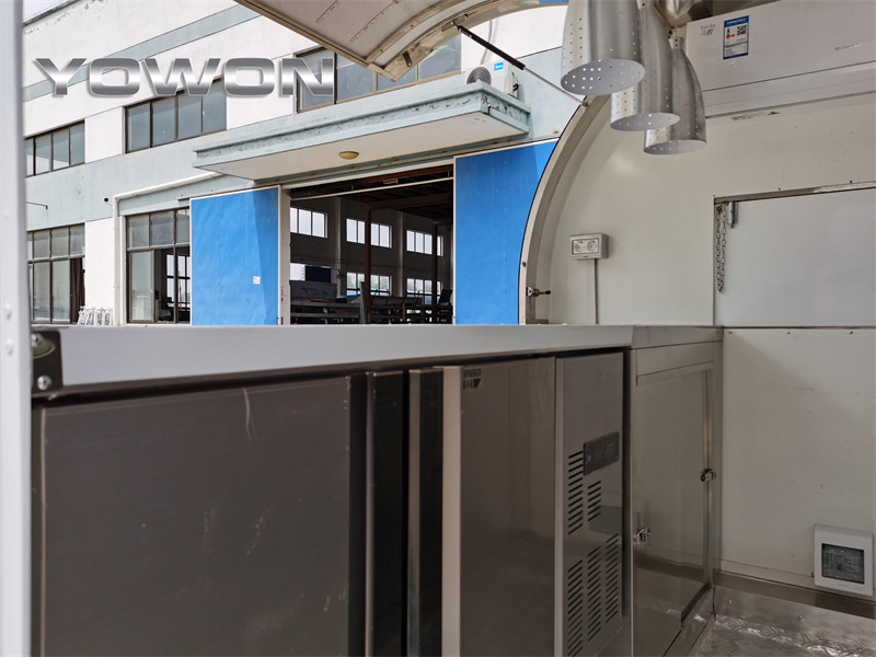 Uusi Myyntivaunu kuljetusta varten elintarvikkeet YOWON Fully customized food vending cart mobile street fast food trailer: kuva Uusi Myyntivaunu kuljetusta varten elintarvikkeet YOWON Fully customized food vending cart mobile street fast food trailer
