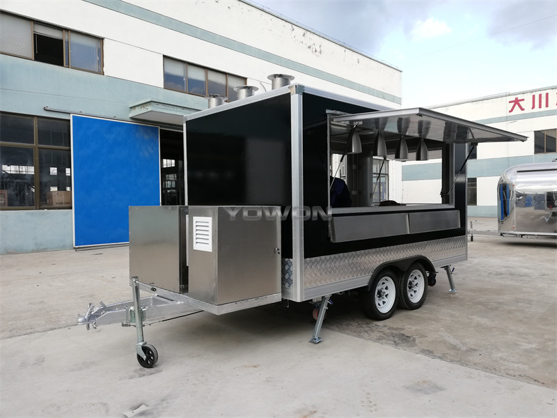 Uusi Myyntivaunu kuljetusta varten elintarvikkeet YOWON vintage model square food truck catering truck: kuva Uusi Myyntivaunu kuljetusta varten elintarvikkeet YOWON vintage model square food truck catering truck