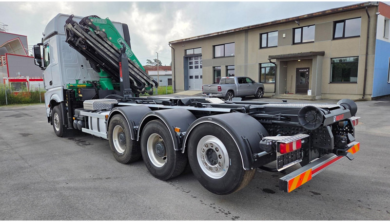 Koukkulava kuorma-auto, Nosturiauto Mercedes-Benz Arocs 3253 8X4*4 Fassi F295: kuva Koukkulava kuorma-auto, Nosturiauto Mercedes-Benz Arocs 3253 8X4*4 Fassi F295