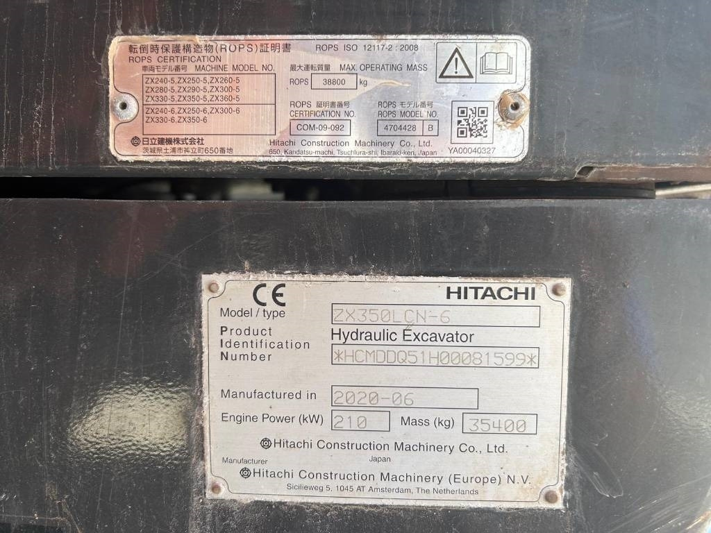 Hitachi ZX 350 LC N-6 (Under Preparation) - Telakaivukone: kuva Hitachi ZX 350 LC N-6 (Under Preparation) - Telakaivukone Hitachi ZX 350 LC N-6 (Under Preparation) - Telakaivukone: kuva Hitachi ZX 350 LC N-6 (Under Preparation) - Telakaivukone