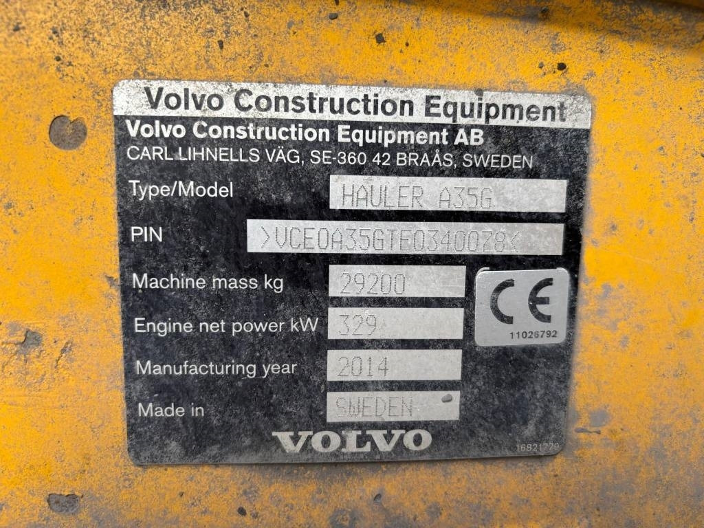 Volvo A 35 G (Under Preparation) - Nivelkippiauto: kuva Volvo A 35 G (Under Preparation) - Nivelkippiauto Volvo A 35 G (Under Preparation) - Nivelkippiauto: kuva Volvo A 35 G (Under Preparation) - Nivelkippiauto