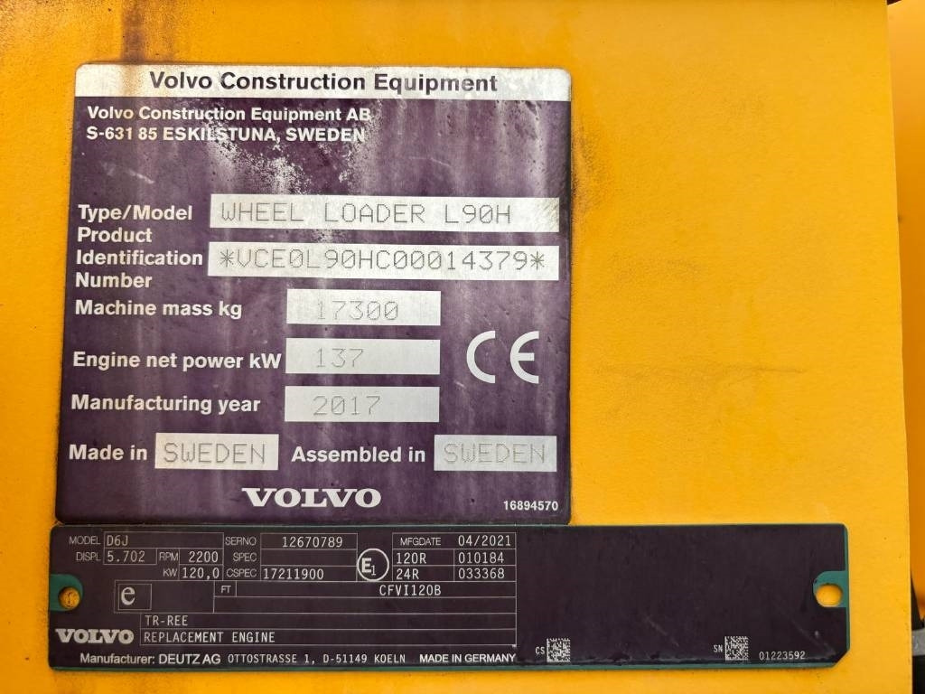 Volvo L 90 H (Under Preparation)  - Pyöräkuormaaja: kuva Volvo L 90 H (Under Preparation)  - Pyöräkuormaaja Volvo L 90 H (Under Preparation)  - Pyöräkuormaaja: kuva Volvo L 90 H (Under Preparation)  - Pyöräkuormaaja