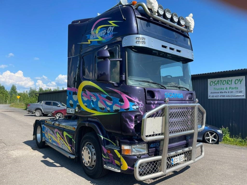 Scania R124 veturi, erikoismaalaus - Vetopöytäauto: kuva Scania R124 veturi, erikoismaalaus - Vetopöytäauto Scania R124 veturi, erikoismaalaus - Vetopöytäauto: kuva Scania R124 veturi, erikoismaalaus - Vetopöytäauto