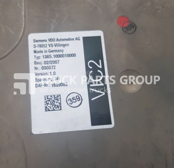 DAF 95XF EURO3, VIC2 electronic control unit 1639082 control unit - Ohjainyksikkö - Kuorma-auto: kuva DAF 95XF EURO3, VIC2 electronic control unit 1639082 control unit - Ohjainyksikkö - Kuorma-auto DAF 95XF EURO3, VIC2 electronic control unit 1639082 control unit - Ohjainyksikkö - Kuorma-auto: kuva DAF 95XF EURO3, VIC2 electronic control unit 1639082 control unit - Ohjainyksikkö - Kuorma-auto