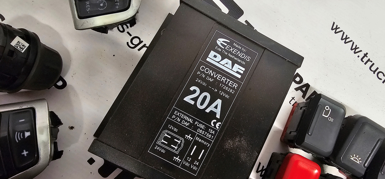 DAF DAF XF, CF, XF106 emission buttons set, control units, light control switch, voltage converter 1726282, 0657561, 1931725, 2151452, 2162812, 1368354, 1726283, 1316300, 1235163, 1368353, 1726283 - Ohjainyksikkö: kuva DAF DAF XF, CF, XF106 emission buttons set, control units, light control switch, voltage converter 1726282, 0657561, 1931725, 2151452, 2162812, 1368354, 1726283, 1316300, 1235163, 1368353, 1726283 - Ohjainyksikkö DAF DAF XF, CF, XF106 emission buttons set, control units, light control switch, voltage converter 1726282, 0657561, 1931725, 2151452, 2162812, 1368354, 1726283, 1316300, 1235163, 1368353, 1726283 - Ohjainyksikkö: kuva DAF DAF XF, CF, XF106 emission buttons set, control units, light control switch, voltage converter 1726282, 0657561, 1931725, 2151452, 2162812, 1368354, 1726283, 1316300, 1235163, 1368353, 1726283 - Ohjainyksikkö