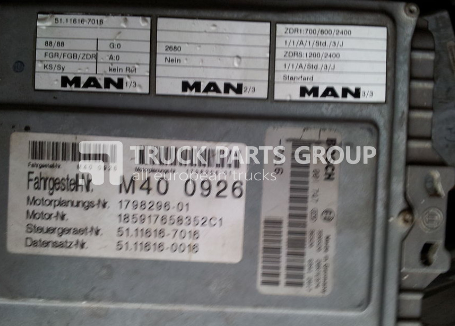MAN ECU EDC, engine control unit 4 series , L2000, 51116167173, 5111 control unit - Ohjainyksikkö - Kuorma-auto: kuva MAN ECU EDC, engine control unit 4 series , L2000, 51116167173, 5111 control unit - Ohjainyksikkö - Kuorma-auto MAN ECU EDC, engine control unit 4 series , L2000, 51116167173, 5111 control unit - Ohjainyksikkö - Kuorma-auto: kuva MAN ECU EDC, engine control unit 4 series , L2000, 51116167173, 5111 control unit - Ohjainyksikkö - Kuorma-auto