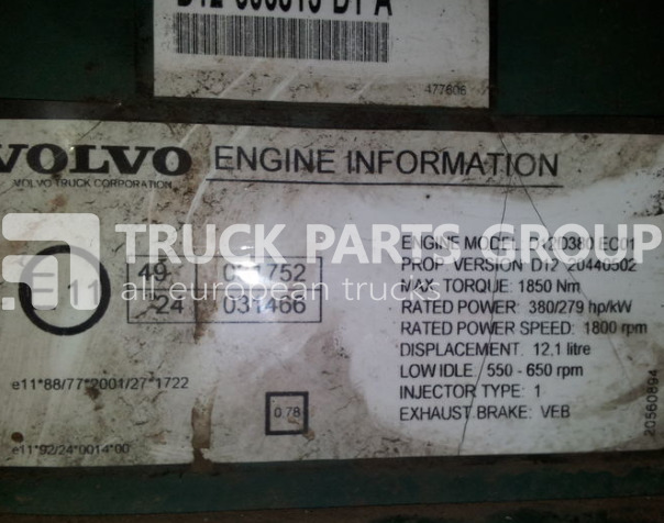 VOLVO FH12, FH12 EURO 3 emission, engine control unit, engine computer control unit - Ohjainyksikkö - Kuorma-auto: kuva VOLVO FH12, FH12 EURO 3 emission, engine control unit, engine computer control unit - Ohjainyksikkö - Kuorma-auto VOLVO FH12, FH12 EURO 3 emission, engine control unit, engine computer control unit - Ohjainyksikkö - Kuorma-auto: kuva VOLVO FH12, FH12 EURO 3 emission, engine control unit, engine computer control unit - Ohjainyksikkö - Kuorma-auto