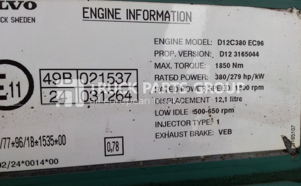 VOLVO FH12, FM12, EURO 3 emission engine control unit, D12C 380 HP, D1 control unit - Ohjainyksikkö - Kuorma-auto: kuva VOLVO FH12, FM12, EURO 3 emission engine control unit, D12C 380 HP, D1 control unit - Ohjainyksikkö - Kuorma-auto VOLVO FH12, FM12, EURO 3 emission engine control unit, D12C 380 HP, D1 control unit - Ohjainyksikkö - Kuorma-auto: kuva VOLVO FH12, FM12, EURO 3 emission engine control unit, D12C 380 HP, D1 control unit - Ohjainyksikkö - Kuorma-auto