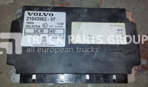 VOLVO FH13, FM13, EURO4 ,EURO5, LCM lightning control unit 21043962, 2 control unit - Ohjainyksikkö - Kuorma-auto: kuva VOLVO FH13, FM13, EURO4 ,EURO5, LCM lightning control unit 21043962, 2 control unit - Ohjainyksikkö - Kuorma-auto VOLVO FH13, FM13, EURO4 ,EURO5, LCM lightning control unit 21043962, 2 control unit - Ohjainyksikkö - Kuorma-auto: kuva VOLVO FH13, FM13, EURO4 ,EURO5, LCM lightning control unit 21043962, 2 control unit - Ohjainyksikkö - Kuorma-auto