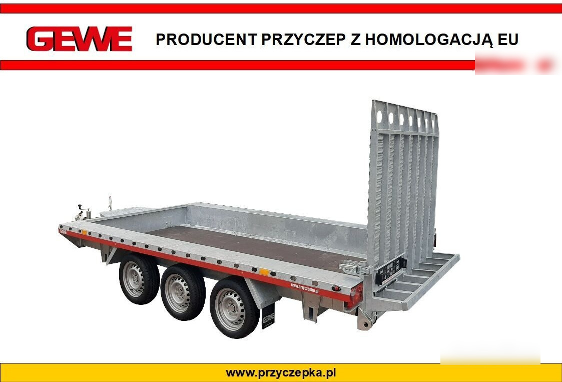 Gewe Przyczepa pod minikoparkę 4x1,8m - 3osiowa, B3500 E/1 - Koneenkuljetusvaunu: kuva Gewe Przyczepa pod minikoparkę 4x1,8m - 3osiowa, B3500 E/1 - Koneenkuljetusvaunu Gewe Przyczepa pod minikoparkę 4x1,8m - 3osiowa, B3500 E/1 - Koneenkuljetusvaunu: kuva Gewe Przyczepa pod minikoparkę 4x1,8m - 3osiowa, B3500 E/1 - Koneenkuljetusvaunu