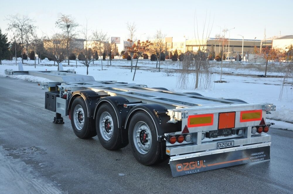 Uusi Konttialus/ Vaihtokuormatilat puoliperävaunu kuljetusta varten kontit Özgül TELESCOBIC HIGH CUBE CONTAINER CHASSIS: kuva Uusi Konttialus/ Vaihtokuormatilat puoliperävaunu kuljetusta varten kontit Özgül TELESCOBIC HIGH CUBE CONTAINER CHASSIS