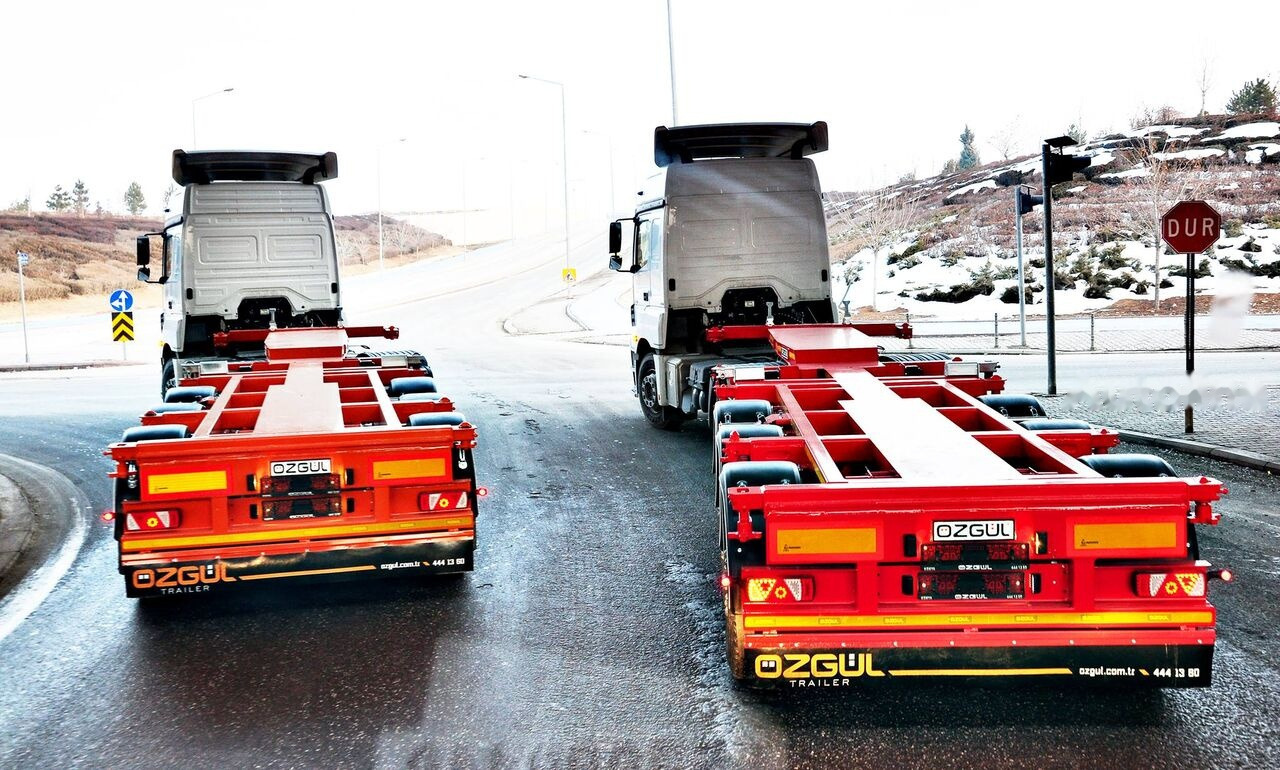 Uusi Konttialus/ Vaihtokuormatilat puoliperävaunu kuljetusta varten kontit Özgül TELESCOBIC HIGH CUBE CONTAINER CHASSIS: kuva Uusi Konttialus/ Vaihtokuormatilat puoliperävaunu kuljetusta varten kontit Özgül TELESCOBIC HIGH CUBE CONTAINER CHASSIS
