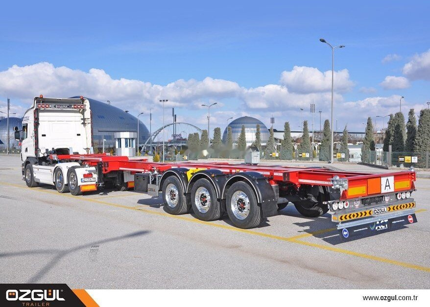 Uusi Konttialus/ Vaihtokuormatilat puoliperävaunu kuljetusta varten kontit Özgül TELESCOBIC HIGH CUBE CONTAINER CHASSIS: kuva Uusi Konttialus/ Vaihtokuormatilat puoliperävaunu kuljetusta varten kontit Özgül TELESCOBIC HIGH CUBE CONTAINER CHASSIS