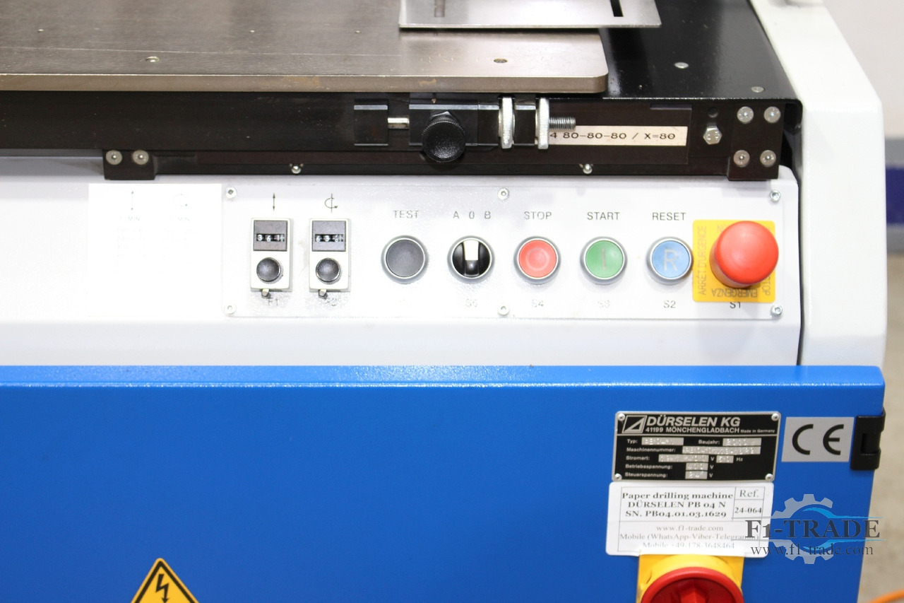 Dürselen PB 04 - Painokone: kuva Dürselen PB 04 - Painokone Dürselen PB 04 - Painokone: kuva Dürselen PB 04 - Painokone