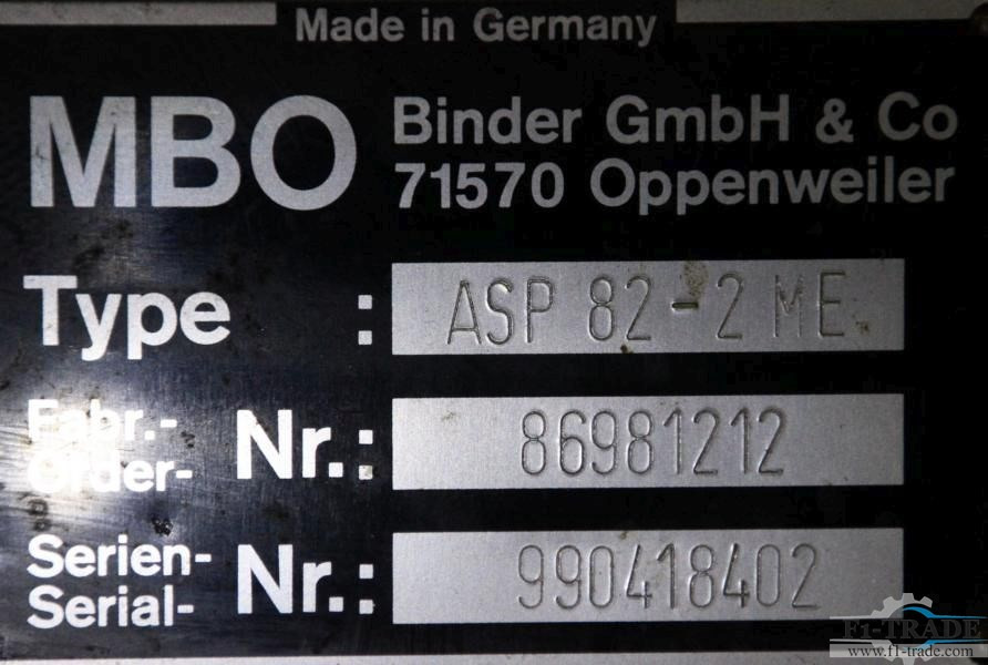 MBO ASP 82 - 2 ME - Painokone: kuva MBO ASP 82 - 2 ME - Painokone MBO ASP 82 - 2 ME - Painokone: kuva MBO ASP 82 - 2 ME - Painokone