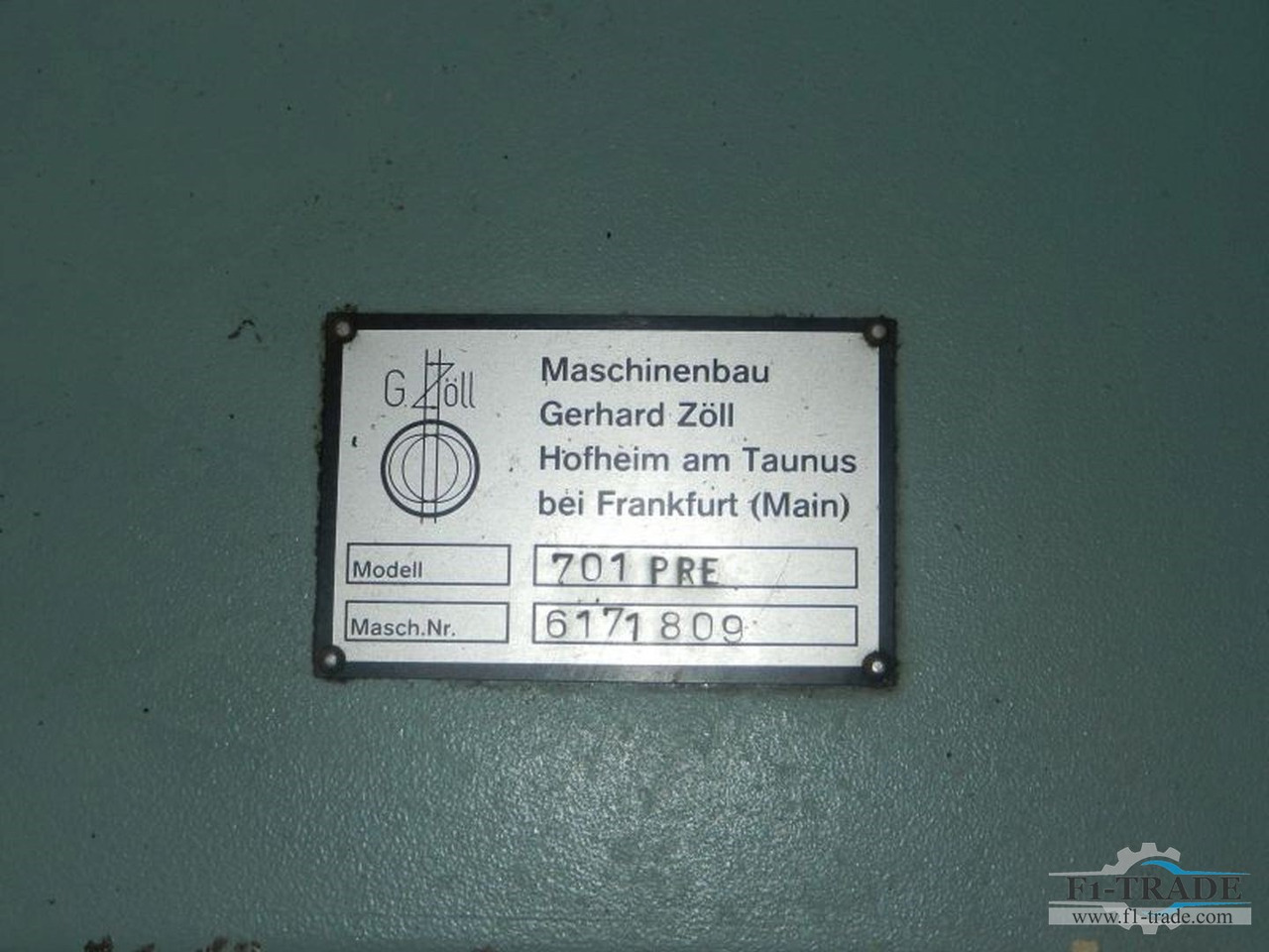 Taittokone Zoell Diplomat 701 PC-PR: kuva Taittokone Zoell Diplomat 701 PC-PR