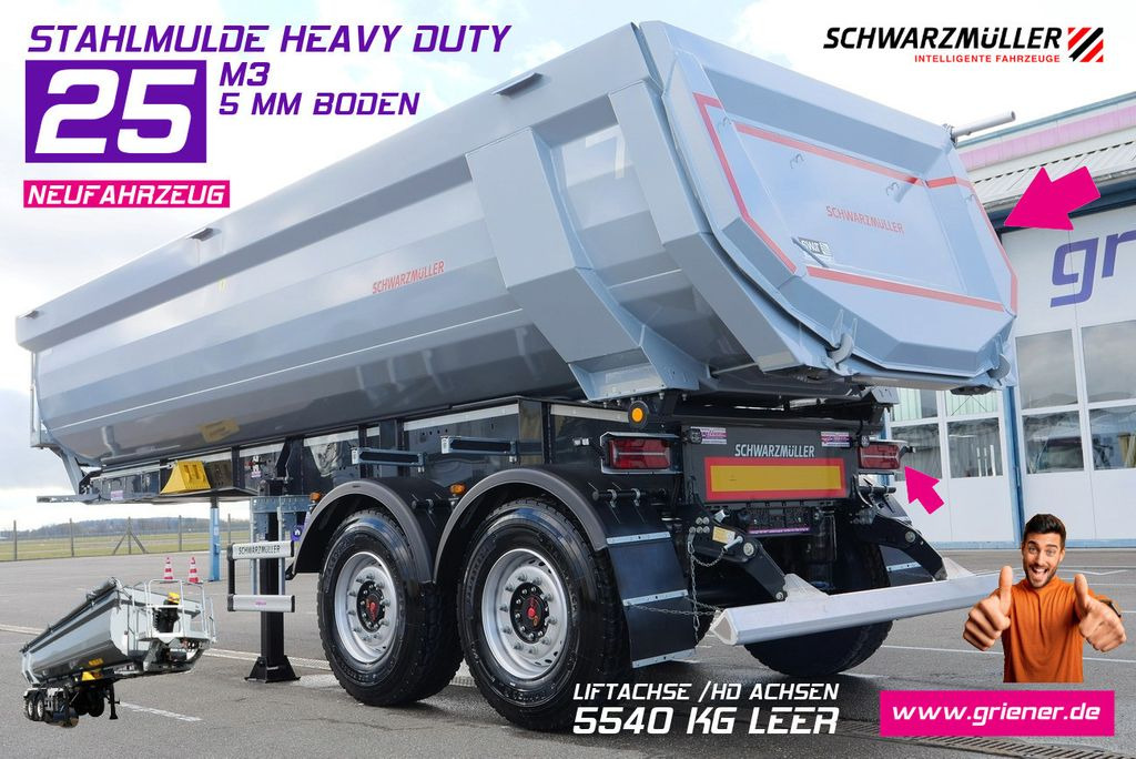 Schwarzmüller HARDOX MULDE / HEAVY DUTY /25 m³ 5 mm 6x4 - Kippiauto puoliperävaunu: kuva Schwarzmüller HARDOX MULDE / HEAVY DUTY /25 m³ 5 mm 6x4 - Kippiauto puoliperävaunu Schwarzmüller HARDOX MULDE / HEAVY DUTY /25 m³ 5 mm 6x4 - Kippiauto puoliperävaunu: kuva Schwarzmüller HARDOX MULDE / HEAVY DUTY /25 m³ 5 mm 6x4 - Kippiauto puoliperävaunu