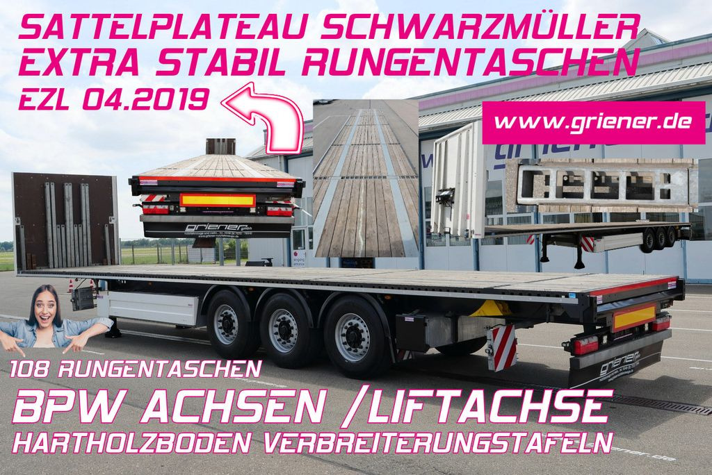 Schwarzmüller S1 / VERSTÄRKT 20 t-4 m /LIFT /BPW / RUNGENT. 6t - Lavapuoliperävaunu: kuva Schwarzmüller S1 / VERSTÄRKT 20 t-4 m /LIFT /BPW / RUNGENT. 6t - Lavapuoliperävaunu Schwarzmüller S1 / VERSTÄRKT 20 t-4 m /LIFT /BPW / RUNGENT. 6t - Lavapuoliperävaunu: kuva Schwarzmüller S1 / VERSTÄRKT 20 t-4 m /LIFT /BPW / RUNGENT. 6t - Lavapuoliperävaunu