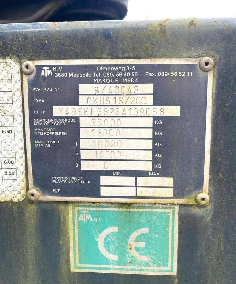 ATM OKHS 18/20 - Kippiauto puoliperävaunu: kuva ATM OKHS 18/20 - Kippiauto puoliperävaunu ATM OKHS 18/20 - Kippiauto puoliperävaunu: kuva ATM OKHS 18/20 - Kippiauto puoliperävaunu