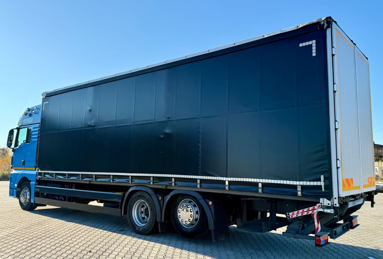 MAN TGX 26.420 / FIRANKA / WINDA / 23 EUROPALETY / 6x2 / AUTOMAT / EURO 6 / OŚ PODNOSZONA / DUŻA KABINA / 2019 ROK - Pressukapelli kuorma-auto: kuva MAN TGX 26.420 / FIRANKA / WINDA / 23 EUROPALETY / 6x2 / AUTOMAT / EURO 6 / OŚ PODNOSZONA / DUŻA KABINA / 2019 ROK - Pressukapelli kuorma-auto MAN TGX 26.420 / FIRANKA / WINDA / 23 EUROPALETY / 6x2 / AUTOMAT / EURO 6 / OŚ PODNOSZONA / DUŻA KABINA / 2019 ROK - Pressukapelli kuorma-auto: kuva MAN TGX 26.420 / FIRANKA / WINDA / 23 EUROPALETY / 6x2 / AUTOMAT / EURO 6 / OŚ PODNOSZONA / DUŻA KABINA / 2019 ROK - Pressukapelli kuorma-auto